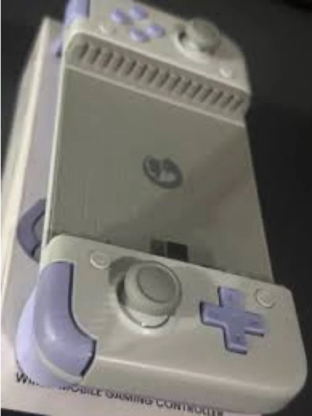 Gray Handheld Gaming Controller Attachment - Portable Mobile Controller